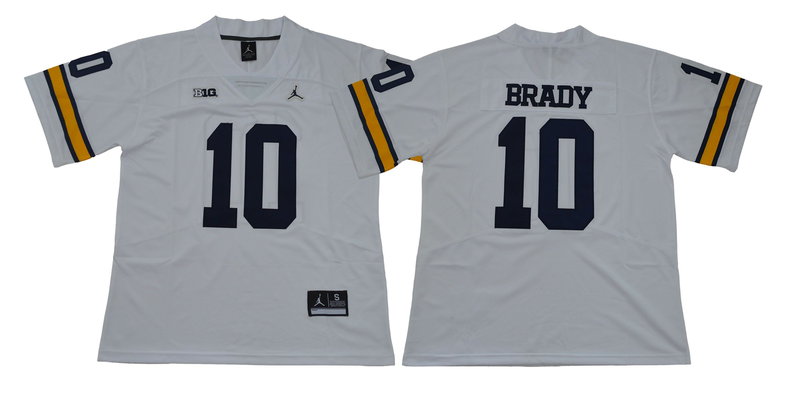 Men Michigan Wolverines 10 Brady White NCAA Jerseys